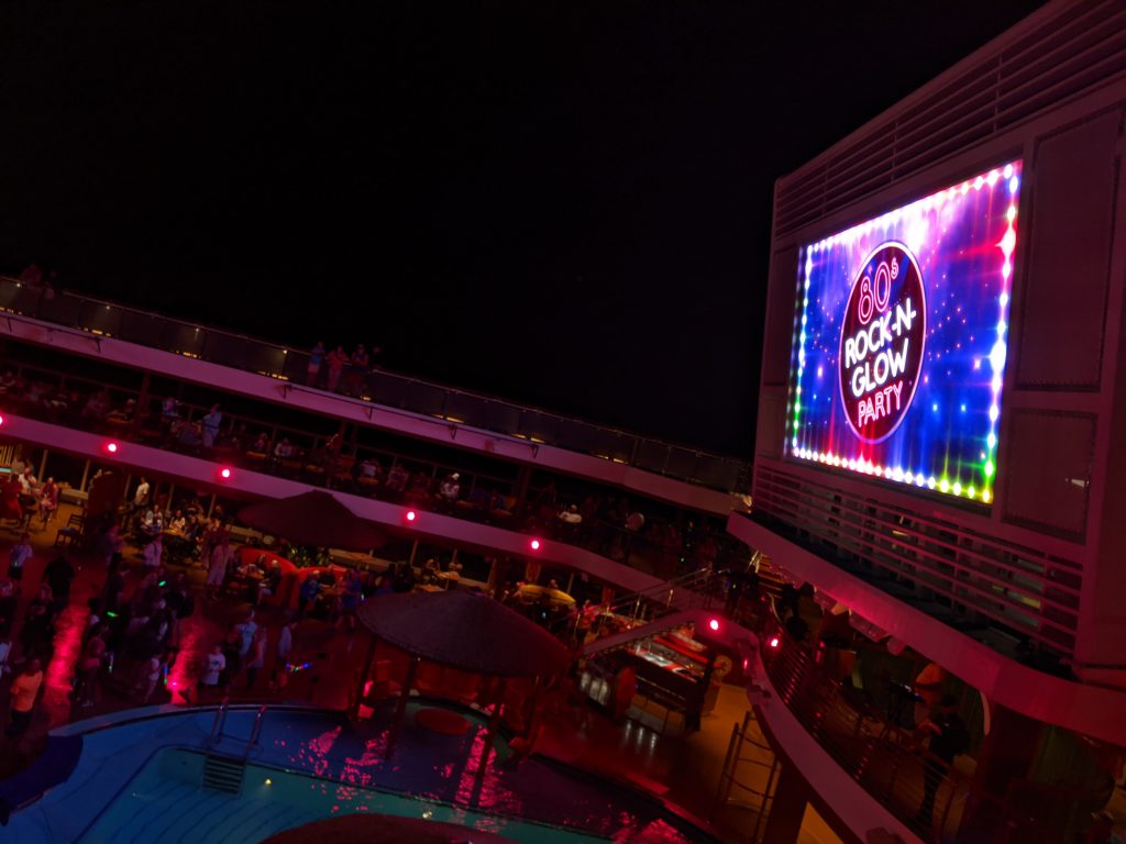 80's rock and glow party