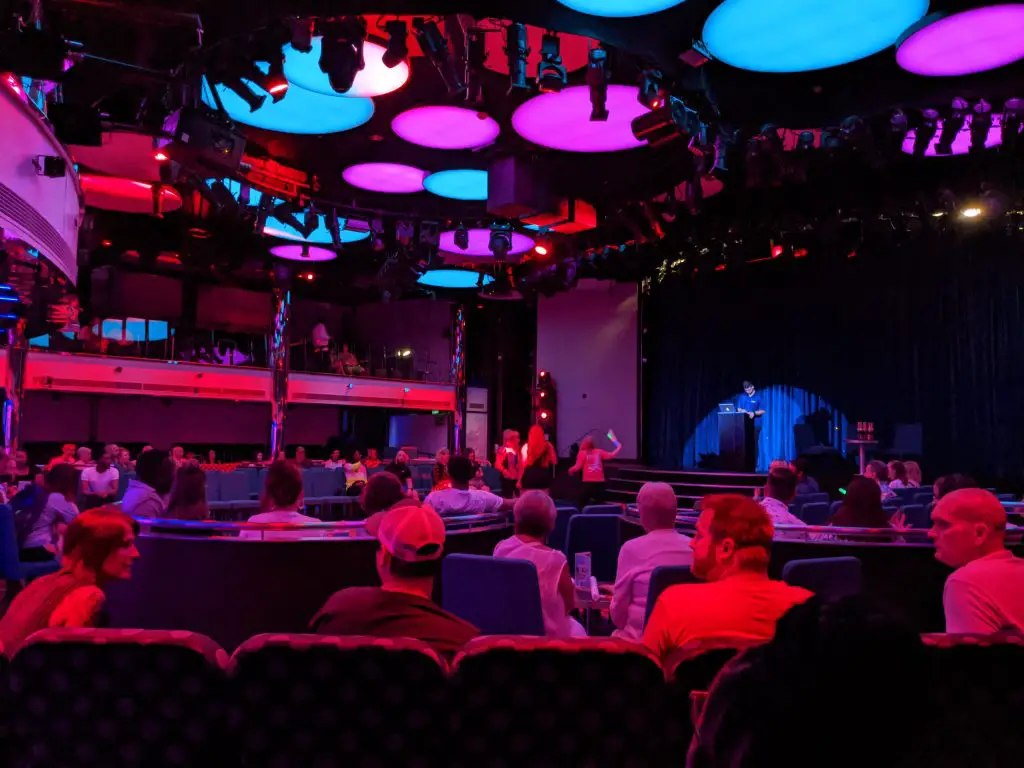 Quest Game show on the Carnival Horizon