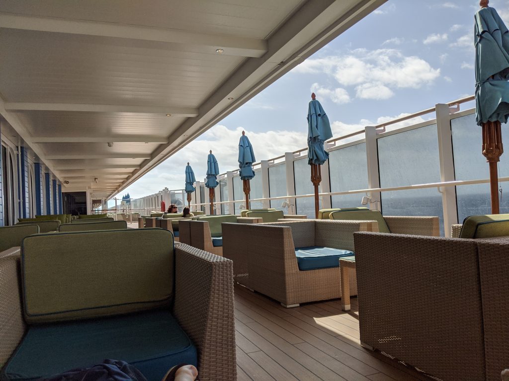 Ocean Plaza / Lanai Seating on the Carnival Horizon