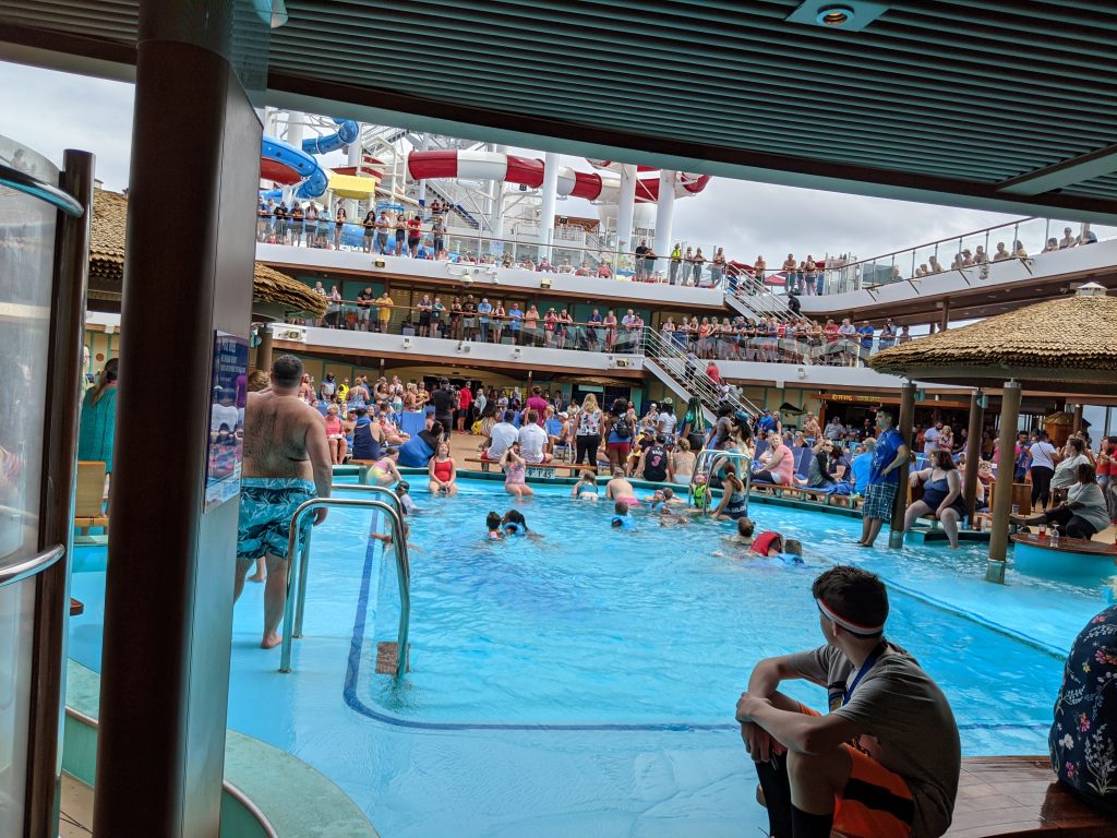 Carnival Horizon - Lido Pool on Sea Day