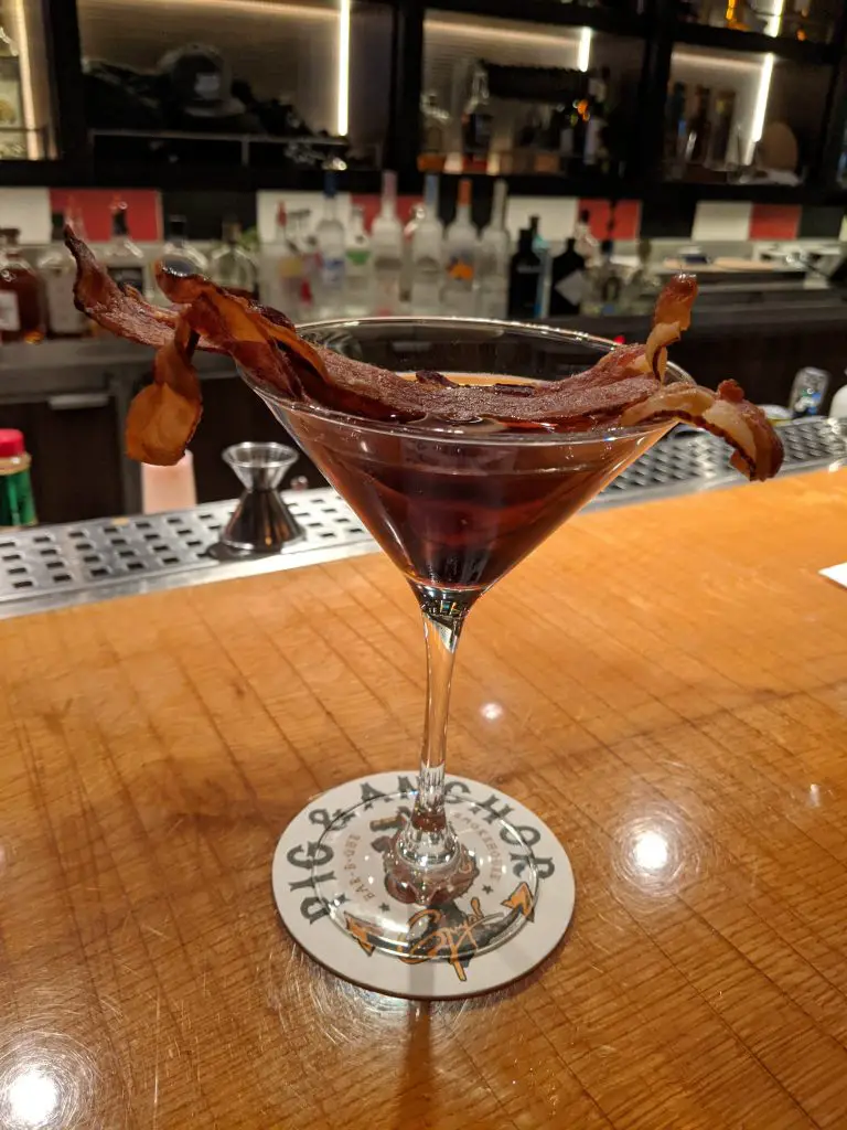 Bacon Martini at Guy's Pig and Anchor Brewhouse