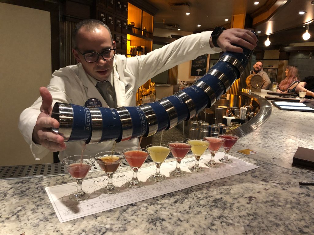 Carnival - Alchemy Bar - Martini Tasting