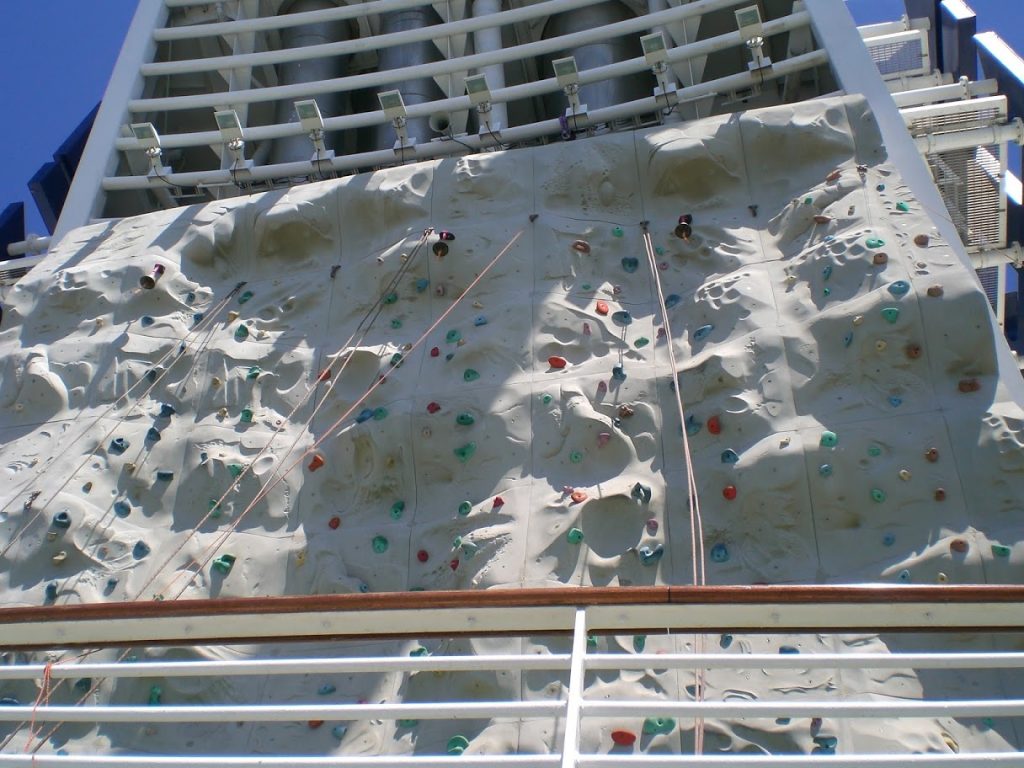 Royal Caribbean's Signature Rock Climbing Wall