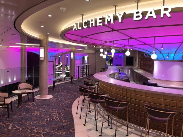 Alchemy Bar on the Carnival Mardi Gras