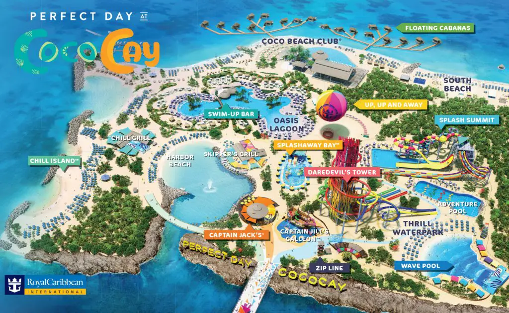 Perfect Day at CocoCay Map