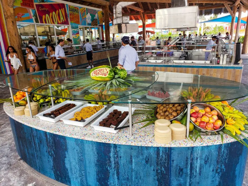 Dessert Buffet at Skipper's Grill on CocoCay