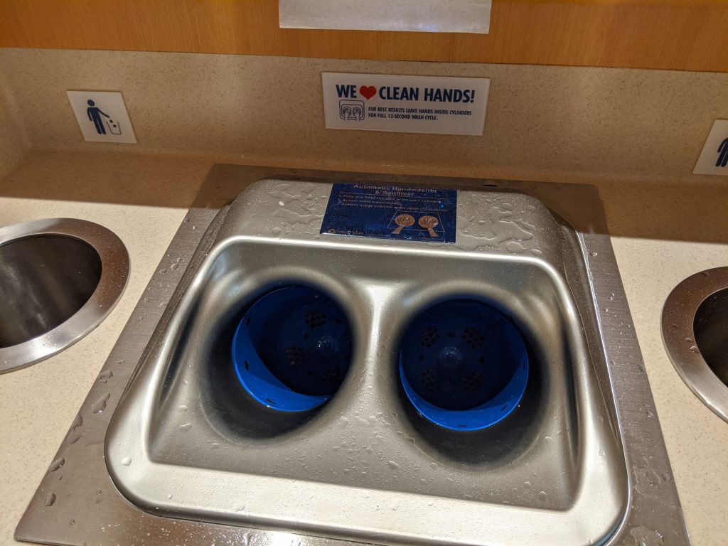 Automatic hand washers