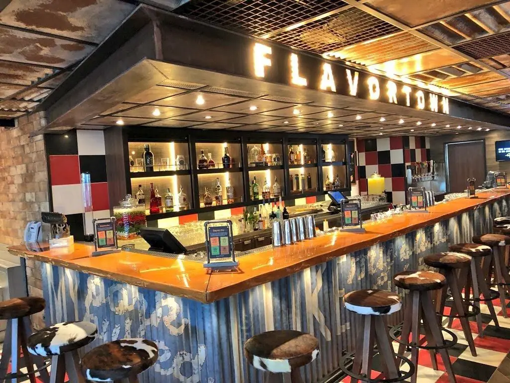 Flavortown Bar on the Carnival Horizon Pig and Anchor Smokehouse and brewery