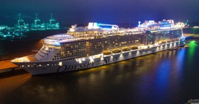 Odyssey of the Seas at Night