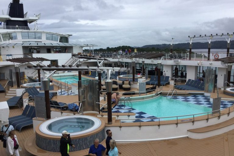 The main pool on the Celebrity Infinity