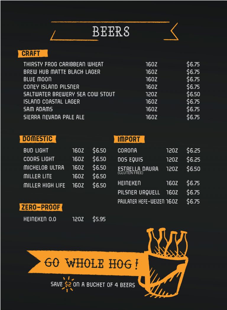 Carnival Cruise Line 2022 Drink Menus and Pricing Cruise Spotlight