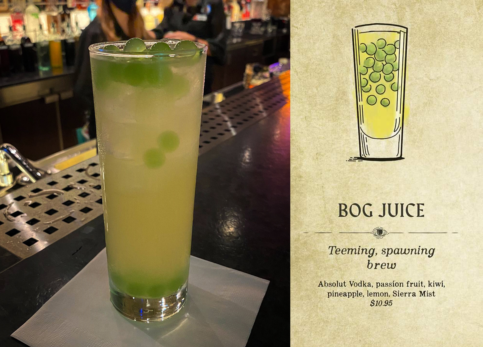 Make Carnivals Bog Juice from the Fortune Teller Bar - Cruise Spotlight