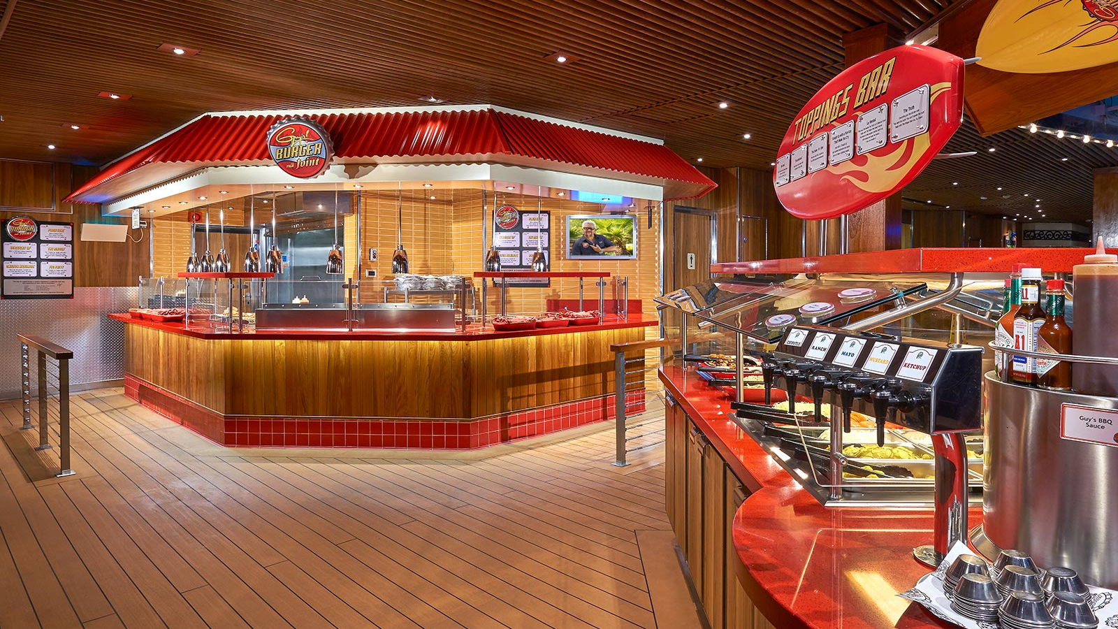Guys Burger Joint on the Carnival Valor