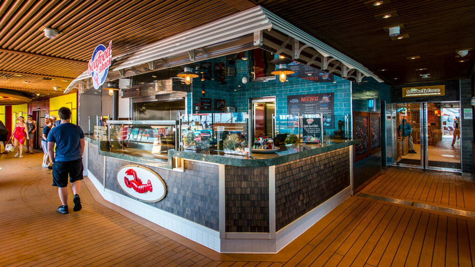 Seafood Shack on the Carnival Glory