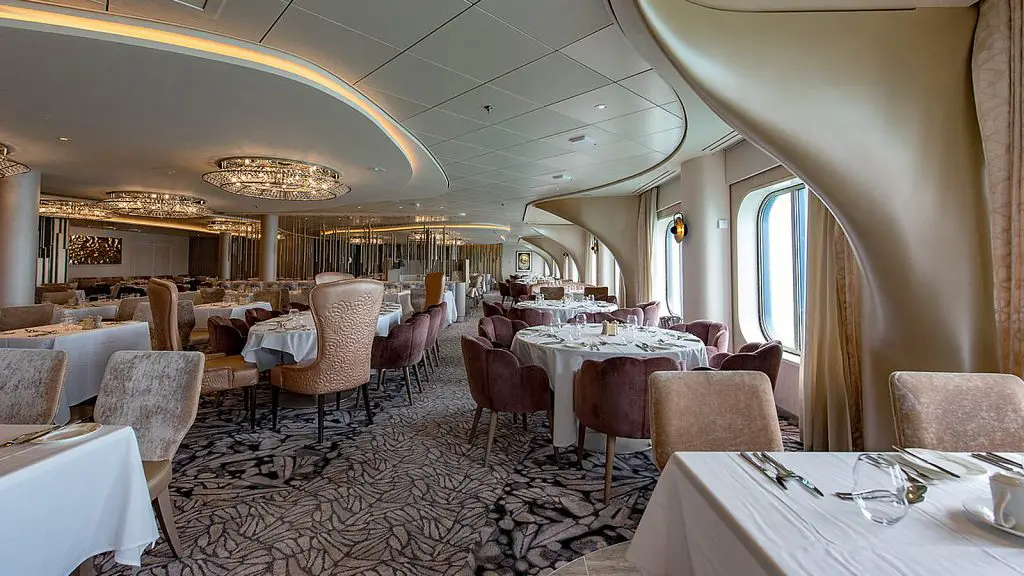 Cosmopolitan restaurant on a cruise ship