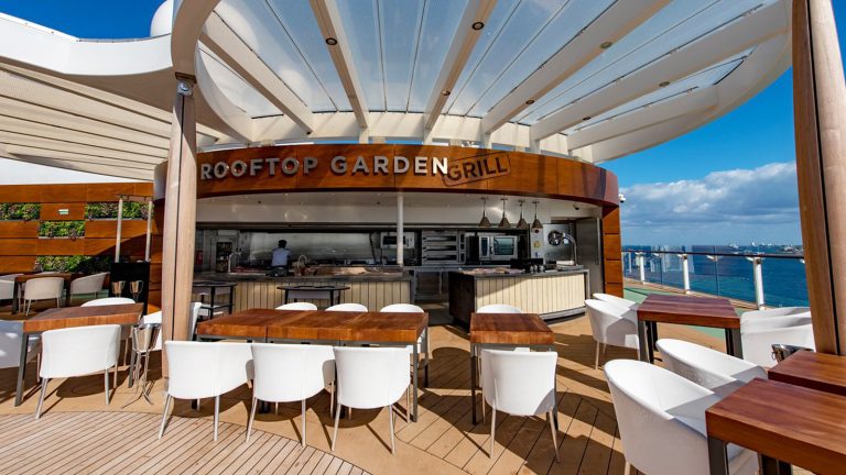 Rooftop Garden Grill on the Celebrity Apex