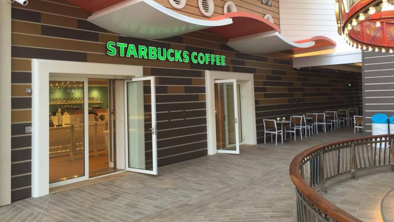 Starbucks on the Royal Caribbean Oasis of the Seas