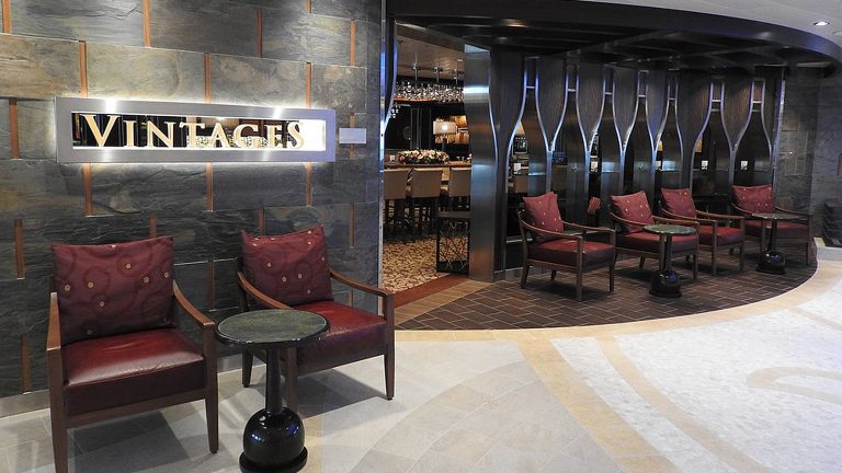 Royal Caribbean's Vintages Wine Bar