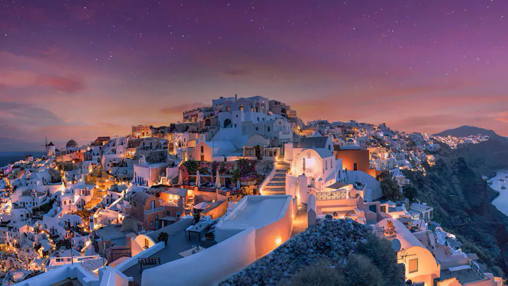 greece skyline