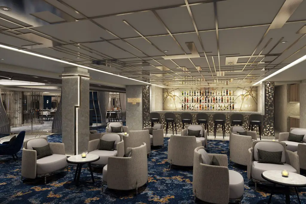 belvedere bar on norwegian prima and viva cruise ship