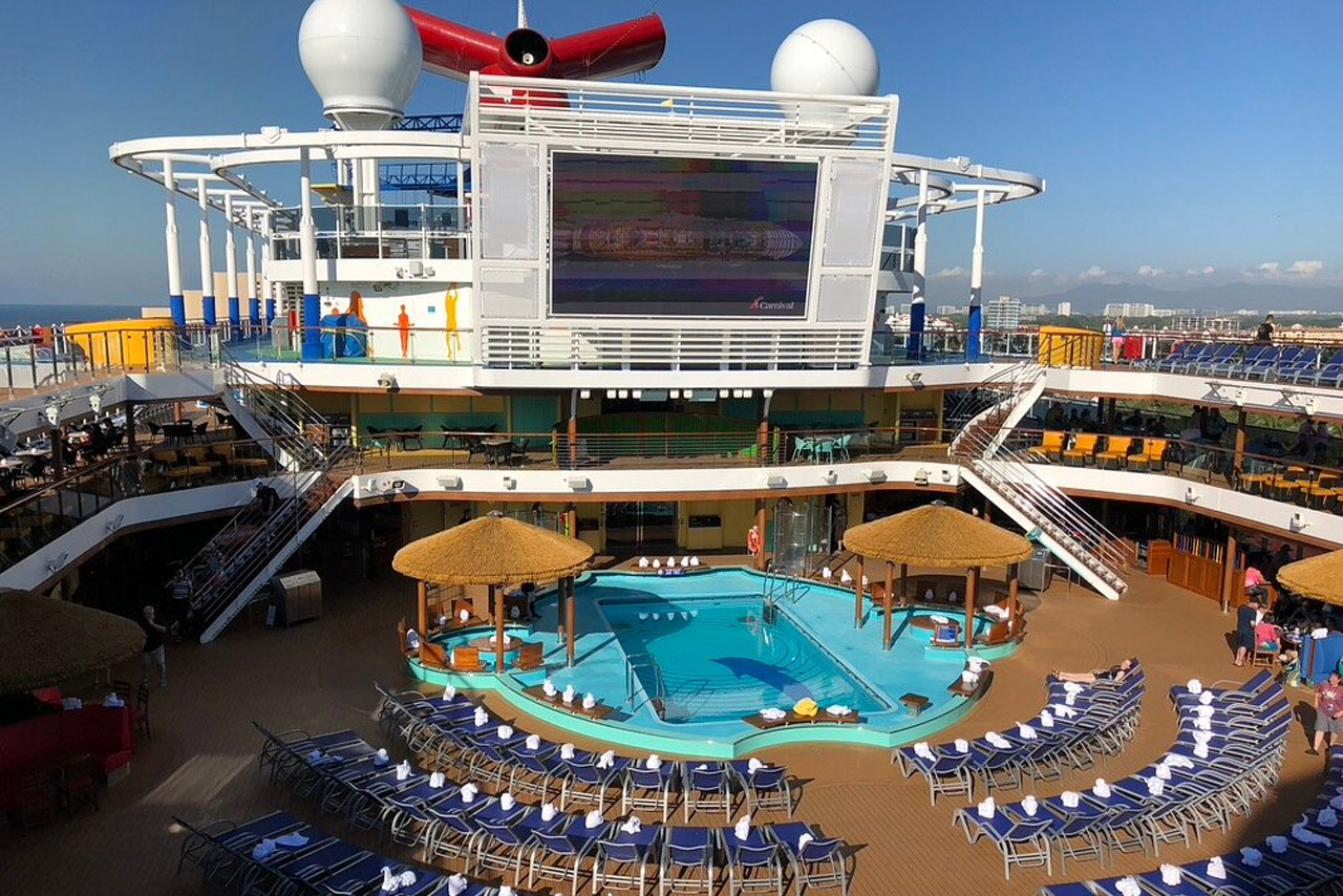 Lido Deck Pool on the Carnival Panorama