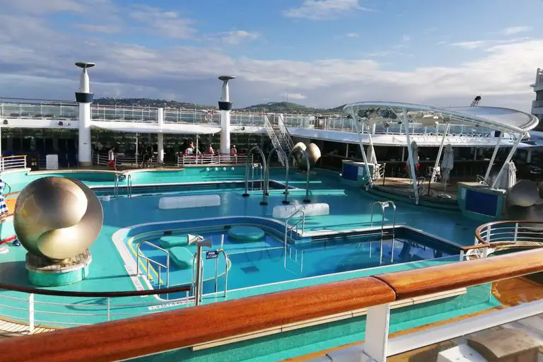 The main pool on the Norwegian Epic