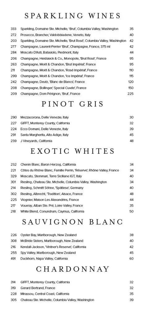 Carnival Steakhouse Wine Page  2 - May 22