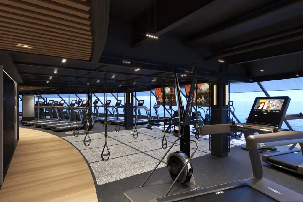 pulse fitness center on on Norwegian Prima and Viva