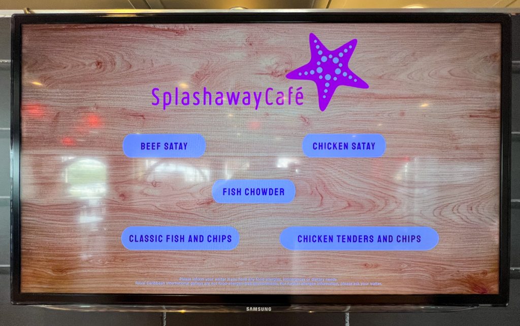 All About Royal Caribbean's Splashaway Cafe Cruise Spotlight