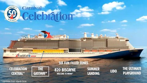 Final Carnival Celebration Zone Revealed: The Gateway - Cruise Spotlight