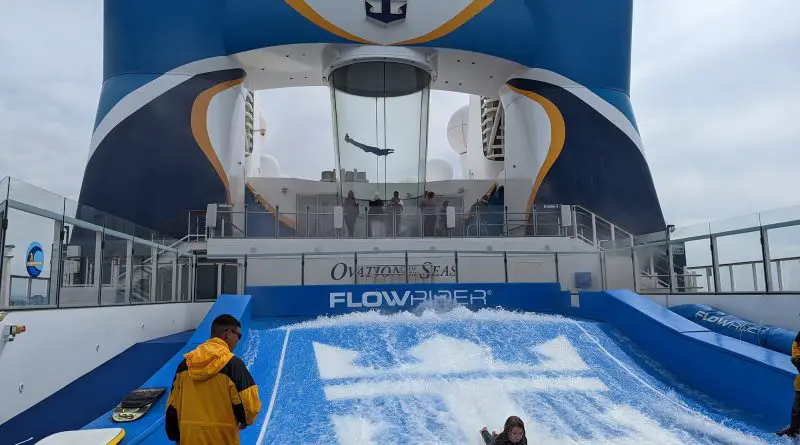 flowrider and iFLY aboard ovation of the seas