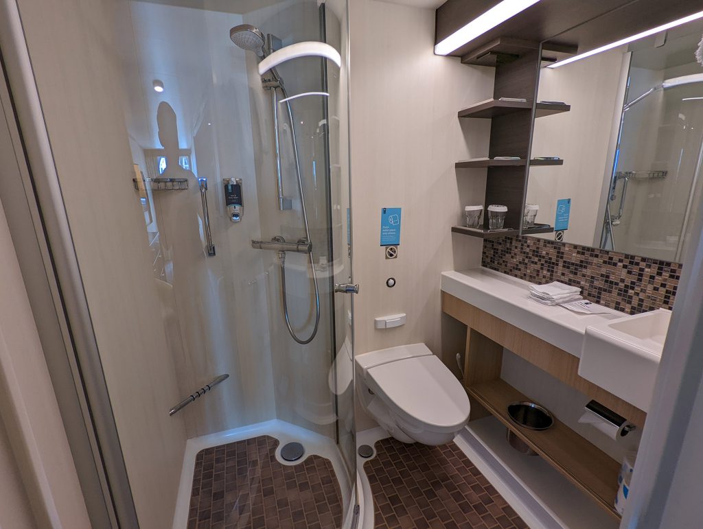 Royal Caribbean Ovation of the Seas Bathroom Cabin 7122