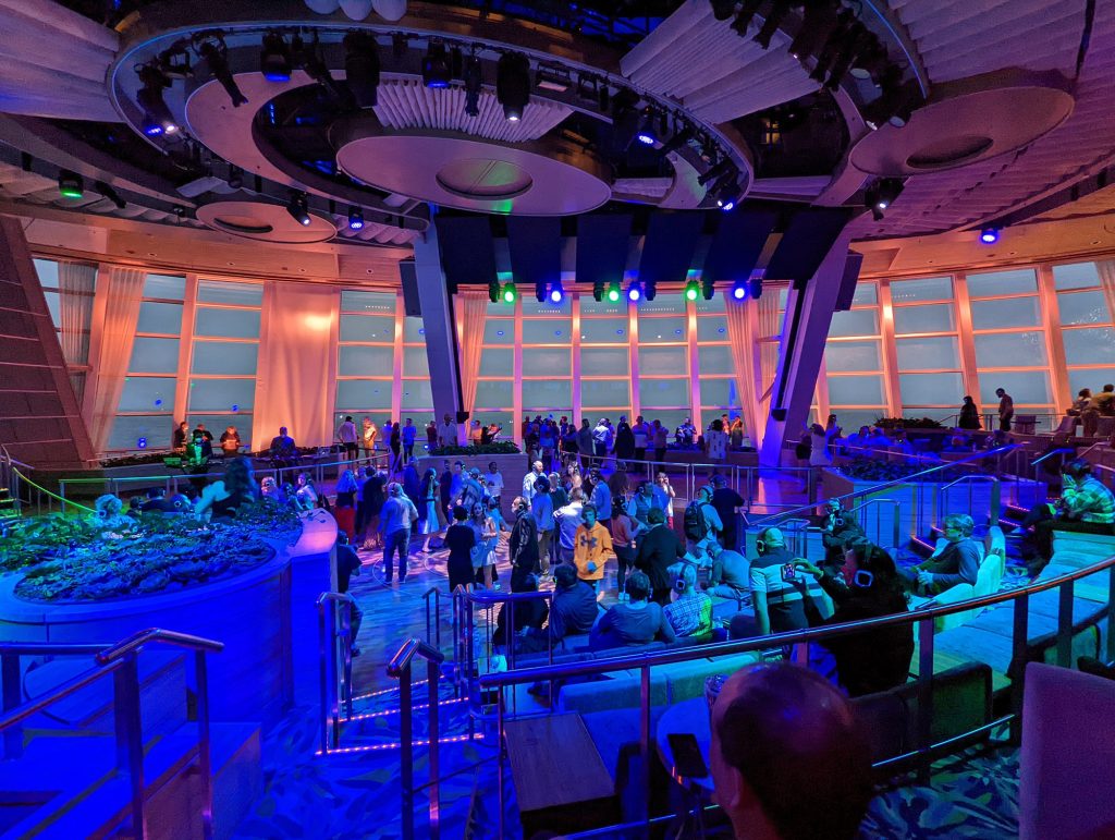 silent disco on ovation of the seas