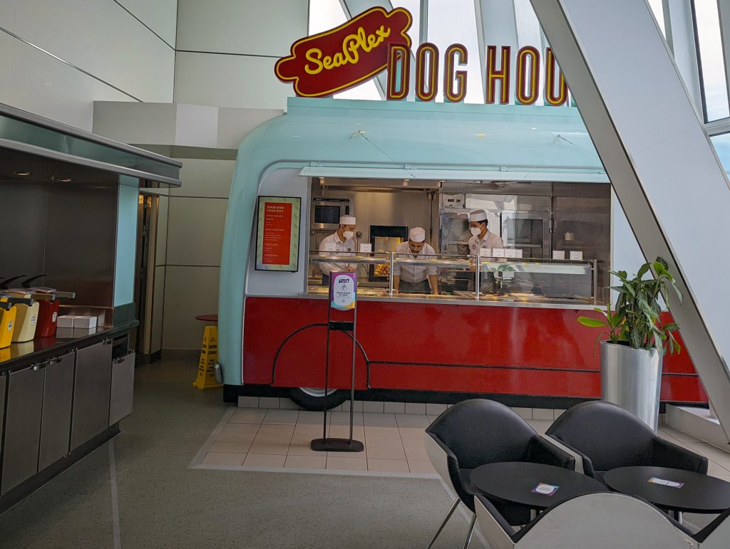 dog house at seaplex on ovation of the seas