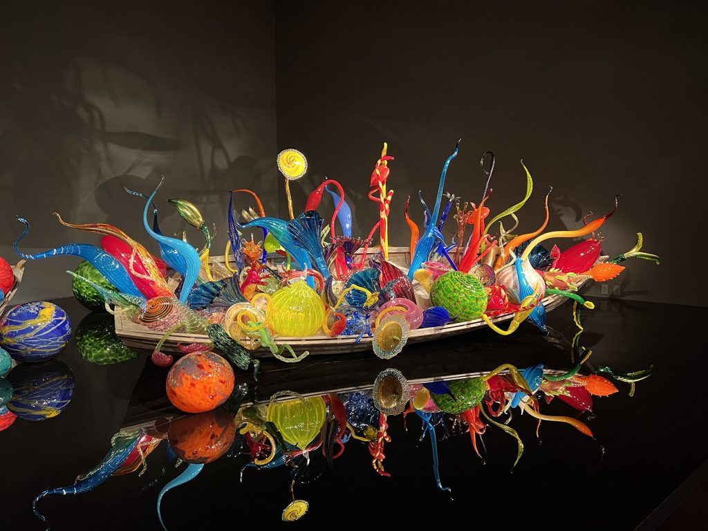 glass boat at chihuly museum