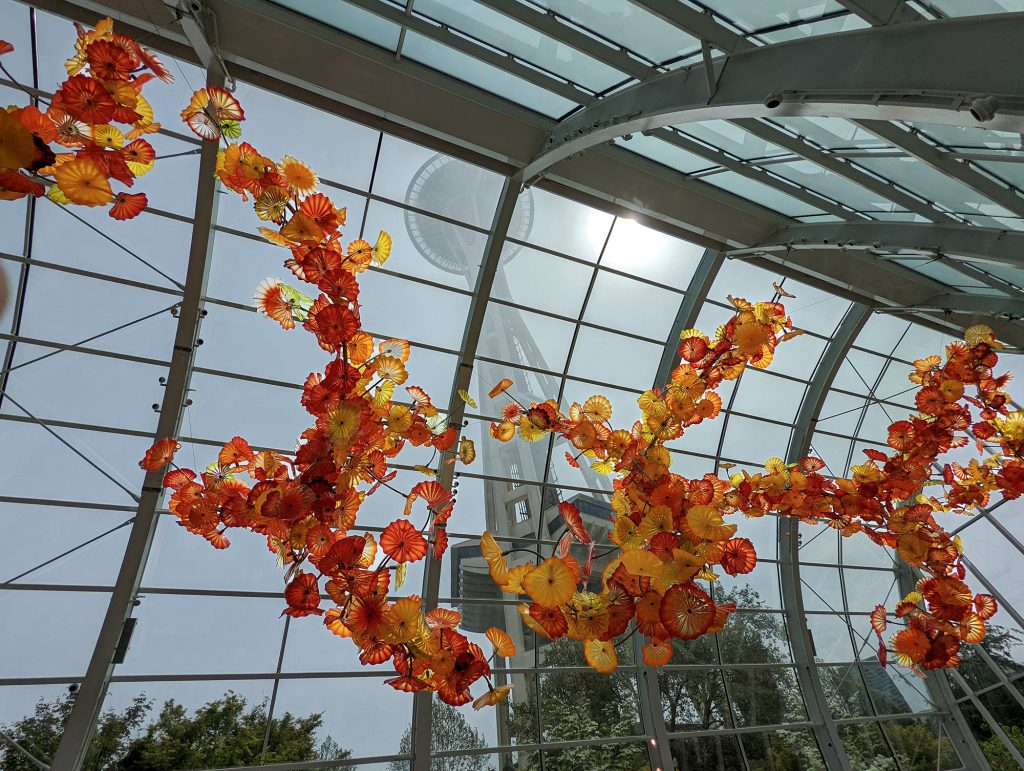 chihuly greenhouse and space needle