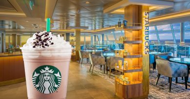 starbucks frappuccino on a norwegian cruise ship