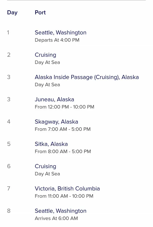7-Night Ovation of the Seas Alaskan Cruise Summary - Cruise Spotlight