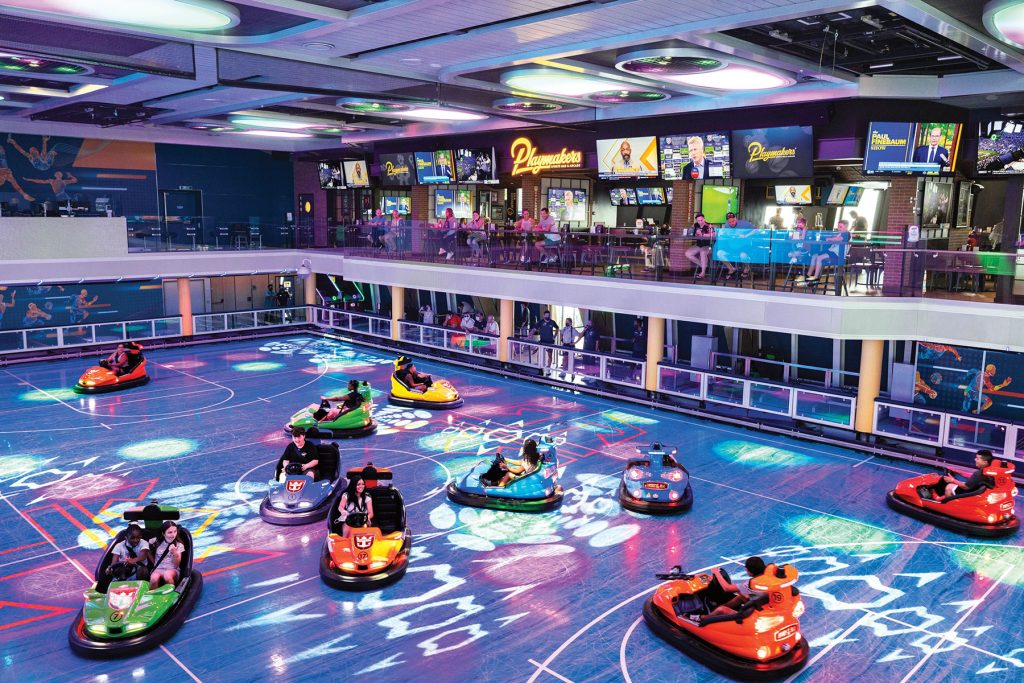 odyssey of the seas bumper cars in the seaplex