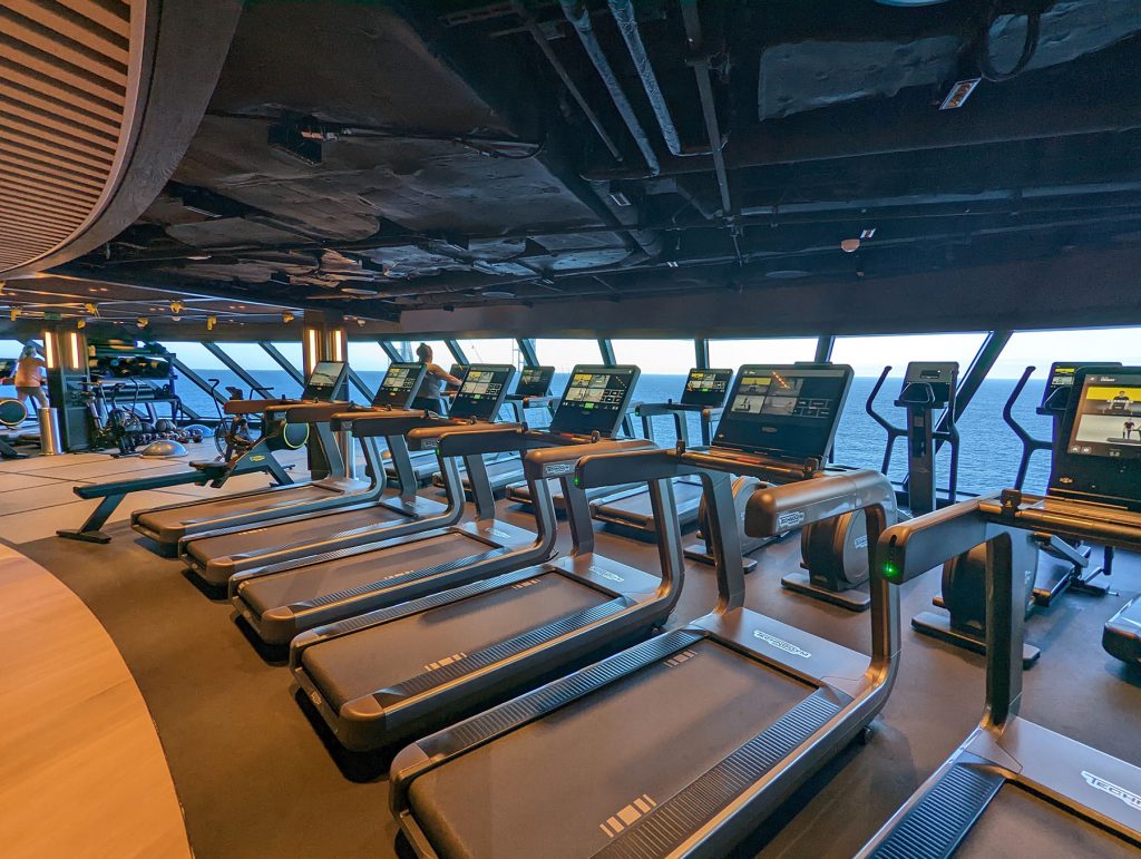 pulse fitness center treadmills on norwegian prima