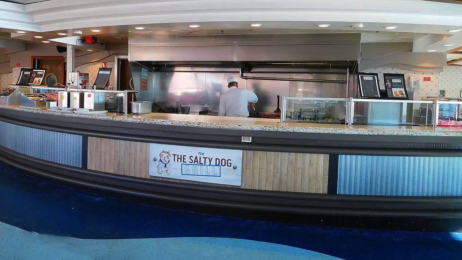 The Salty Dog Grill on the Princess Cruises Crown Princess