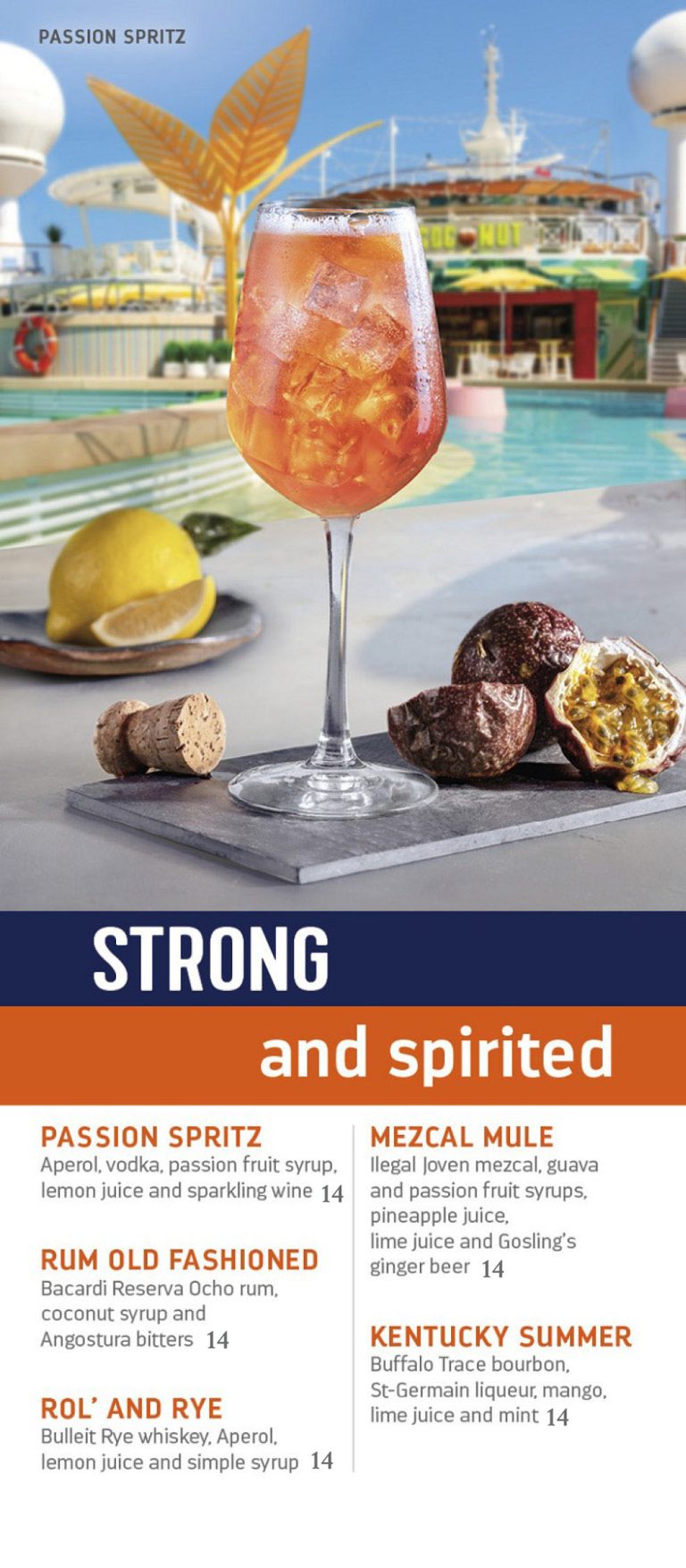 Royal Caribbean Drink Menus for 2022 Cruise Spotlight