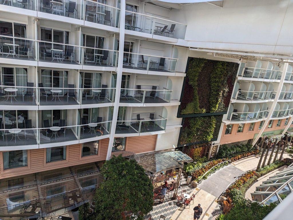 central park view balcony cabin view on harmony of the seas