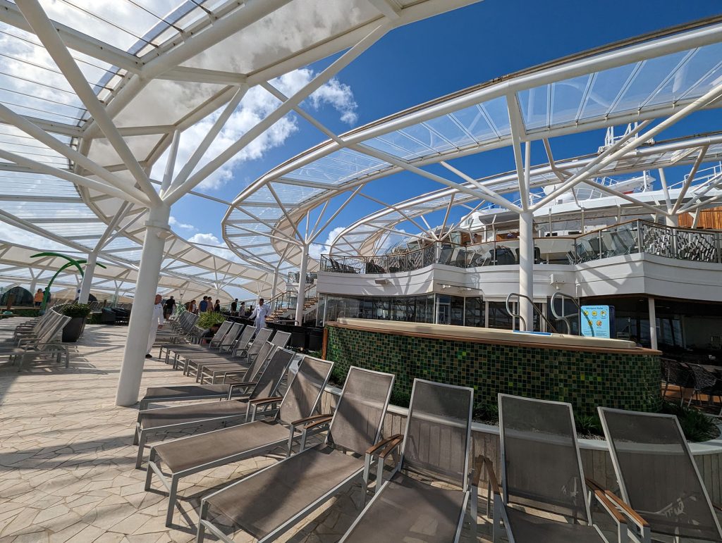 harmony of the seas solarium roof