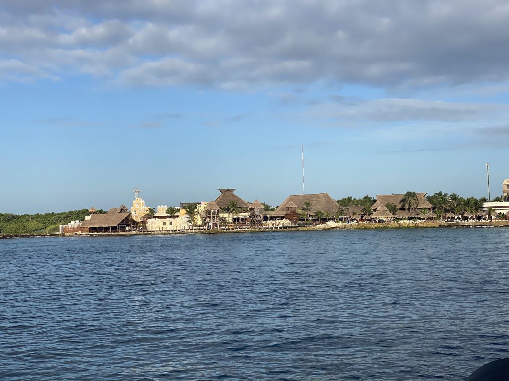 Port Costa Maya from cruise ship