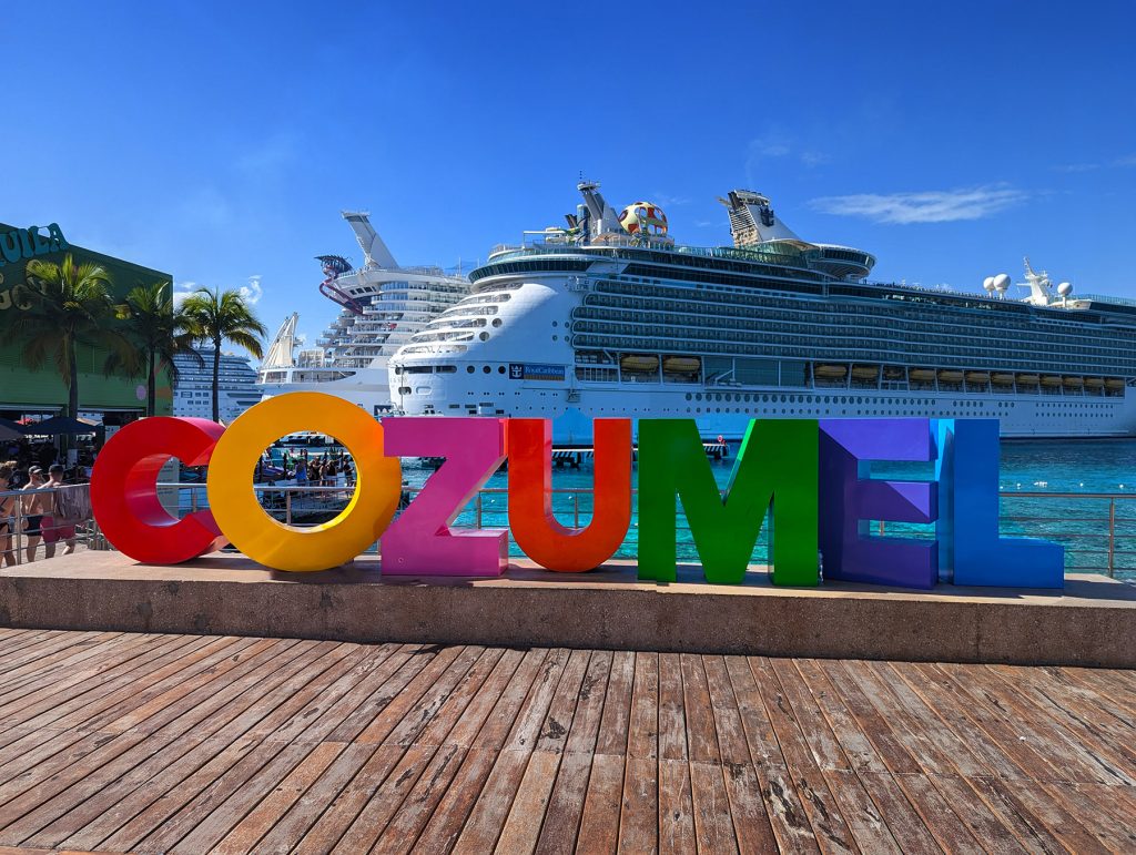 cozumel sign in international cruise terminal