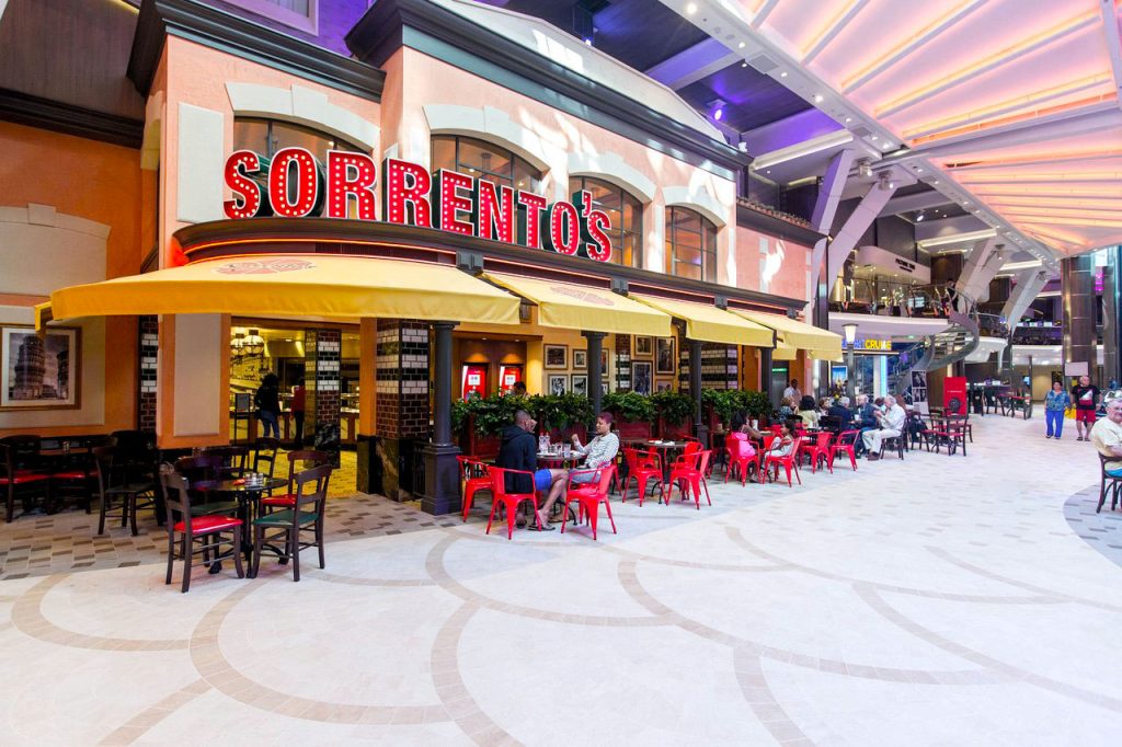 sorrentos pizza on harmony of the seas