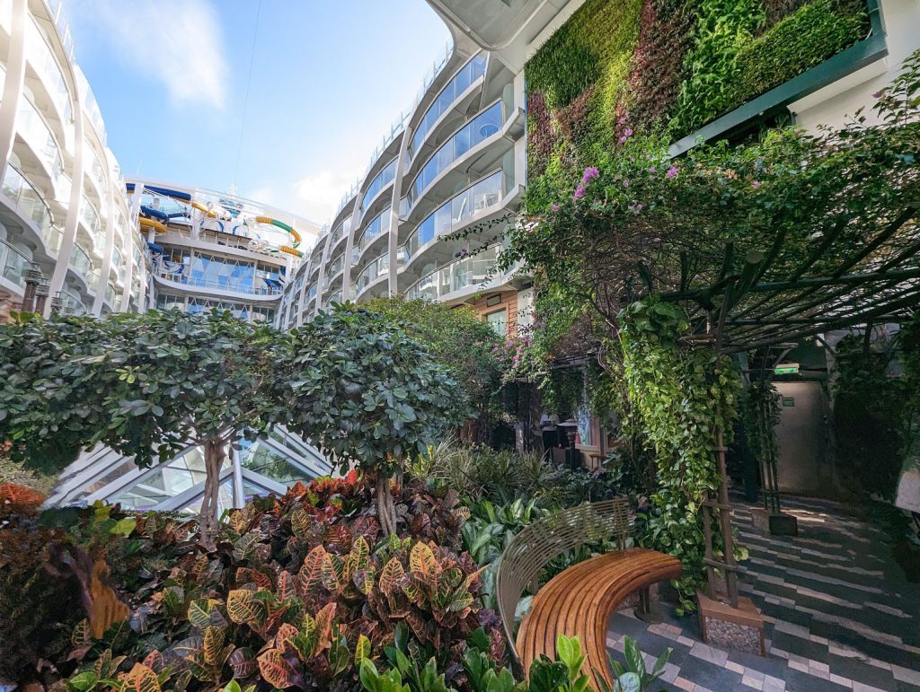 central park plants on harmony of the seas