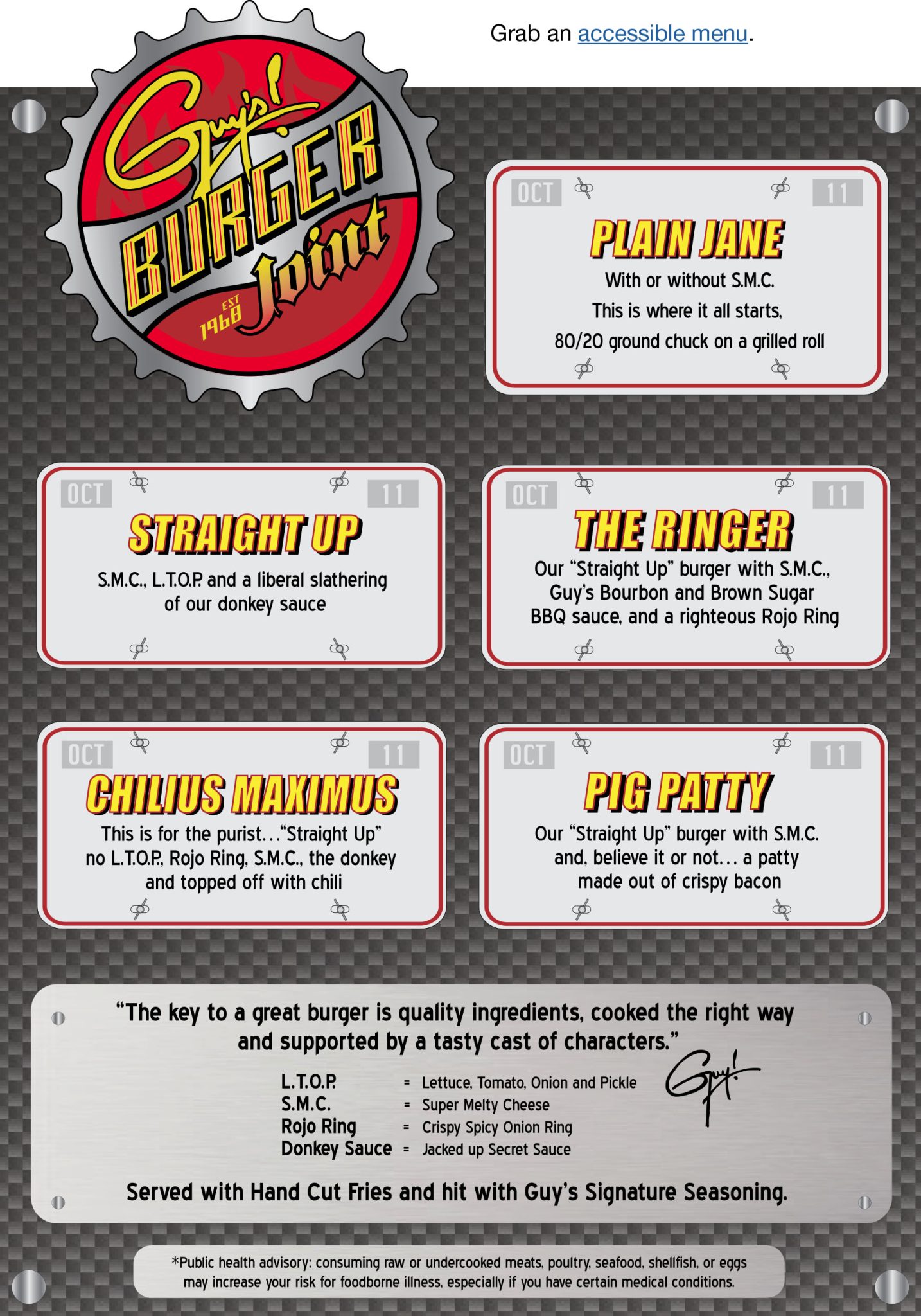 All About Carnival's Guy's Burger Joint Cruise Spotlight