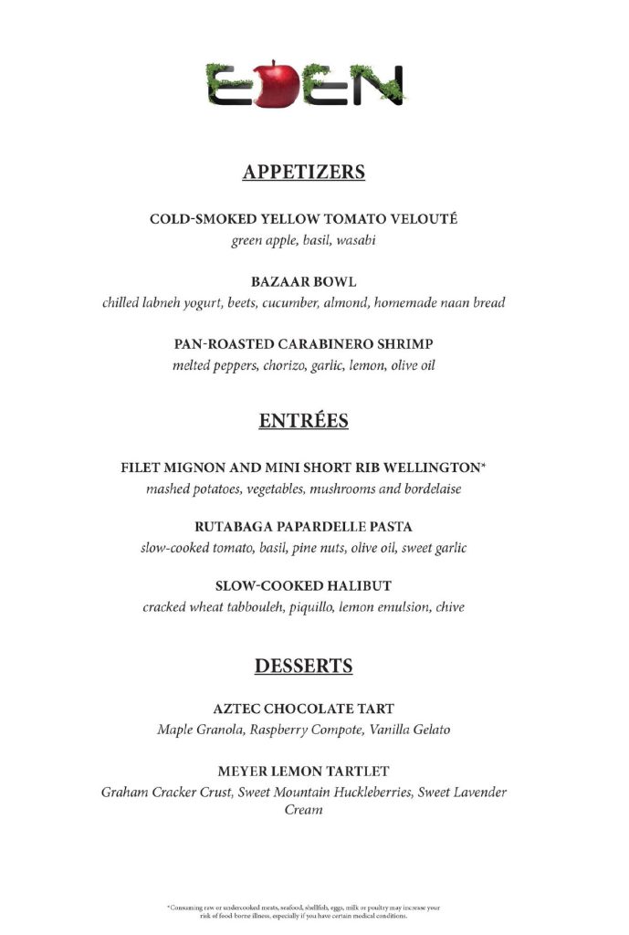 All About Celebrity's Eden Restaurant Cruise Spotlight